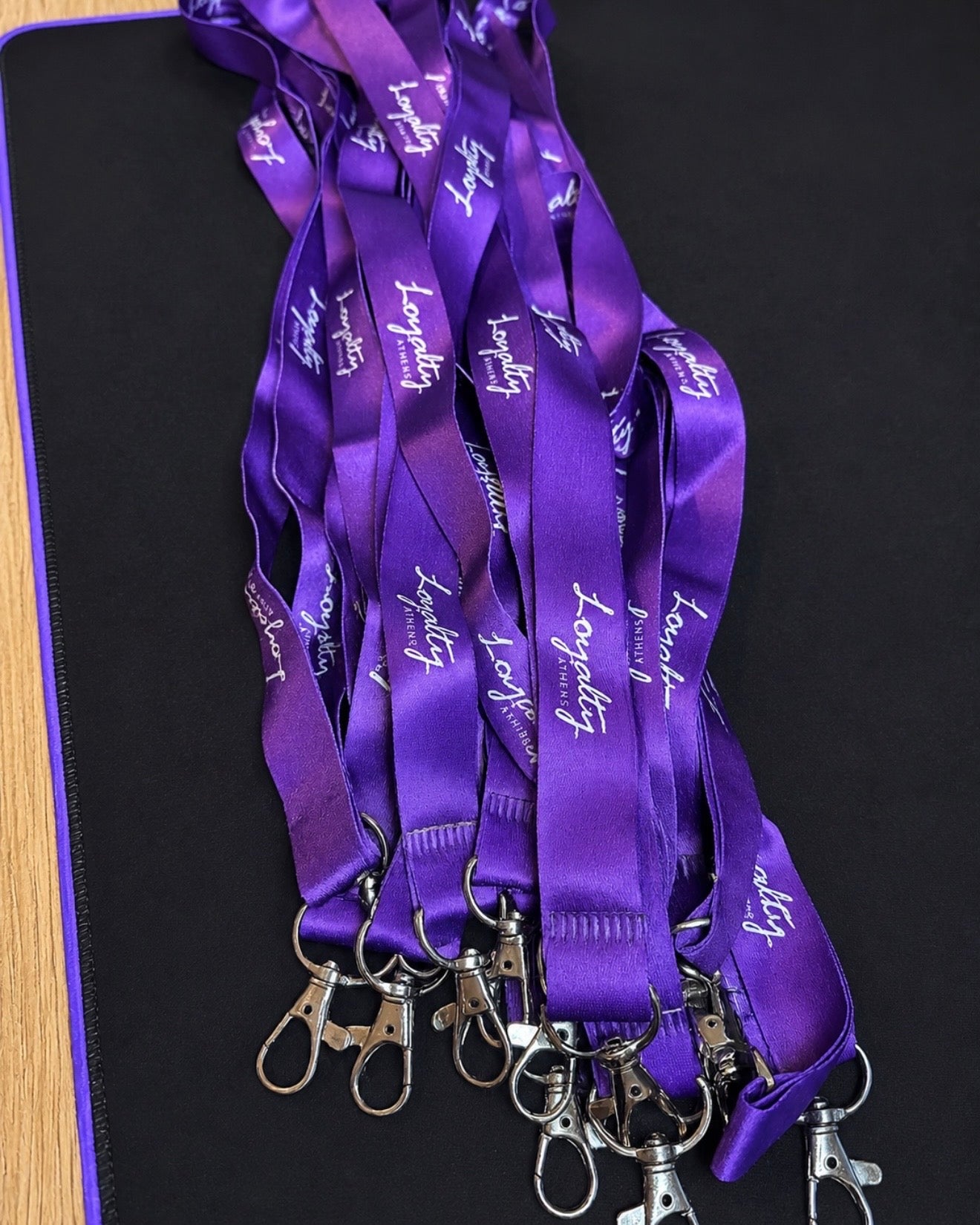 Purple Key Lanyard | Loyalty Athens