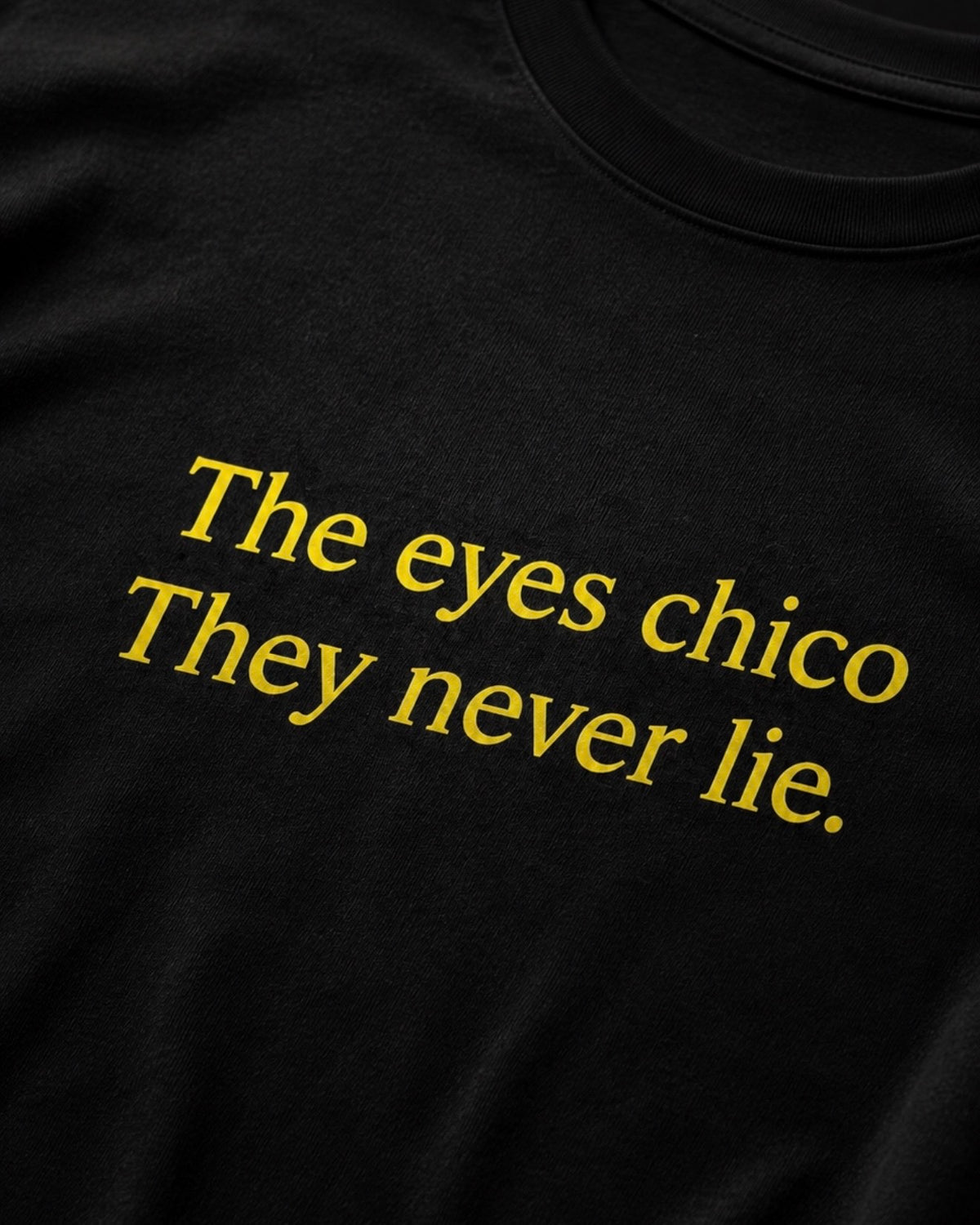 The eyes Chico | Black T-Shirt