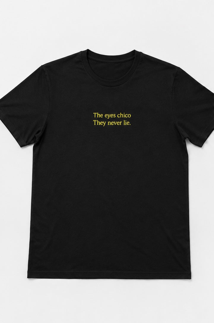 The eyes Chico | Black T-Shirt