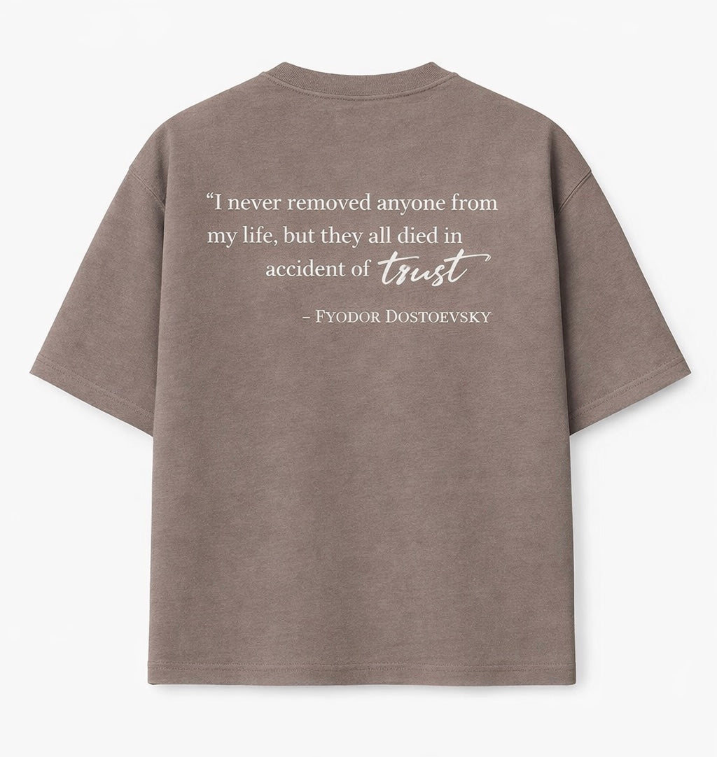 Ultra Heavy Tee - Elephant | Dostoevsky Quote