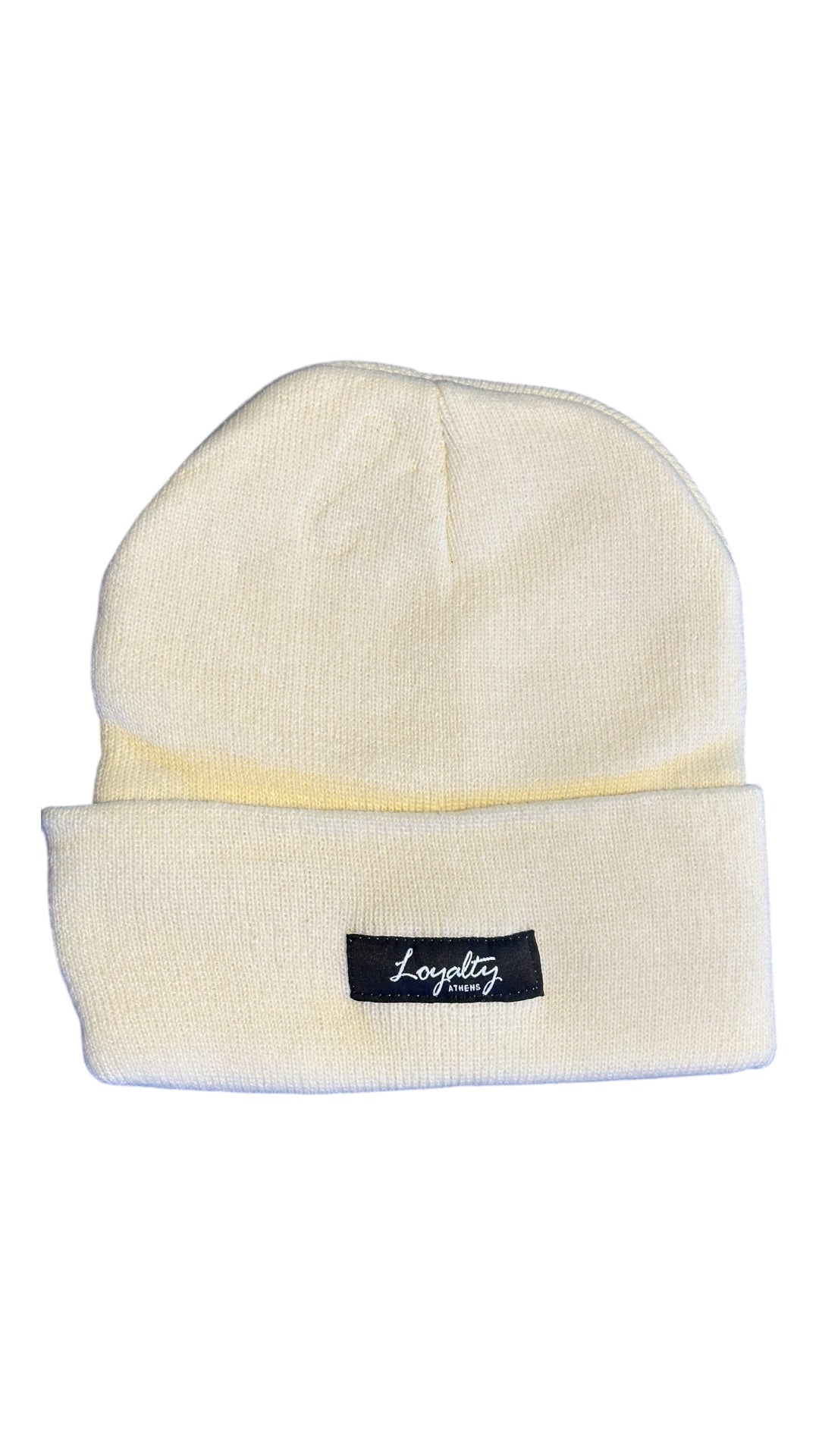 Cream Knit Beanie