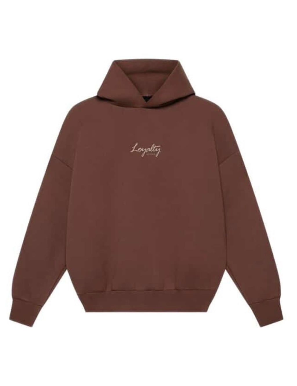 Res, non verba | Brown Hoodie | Loyalty Athens