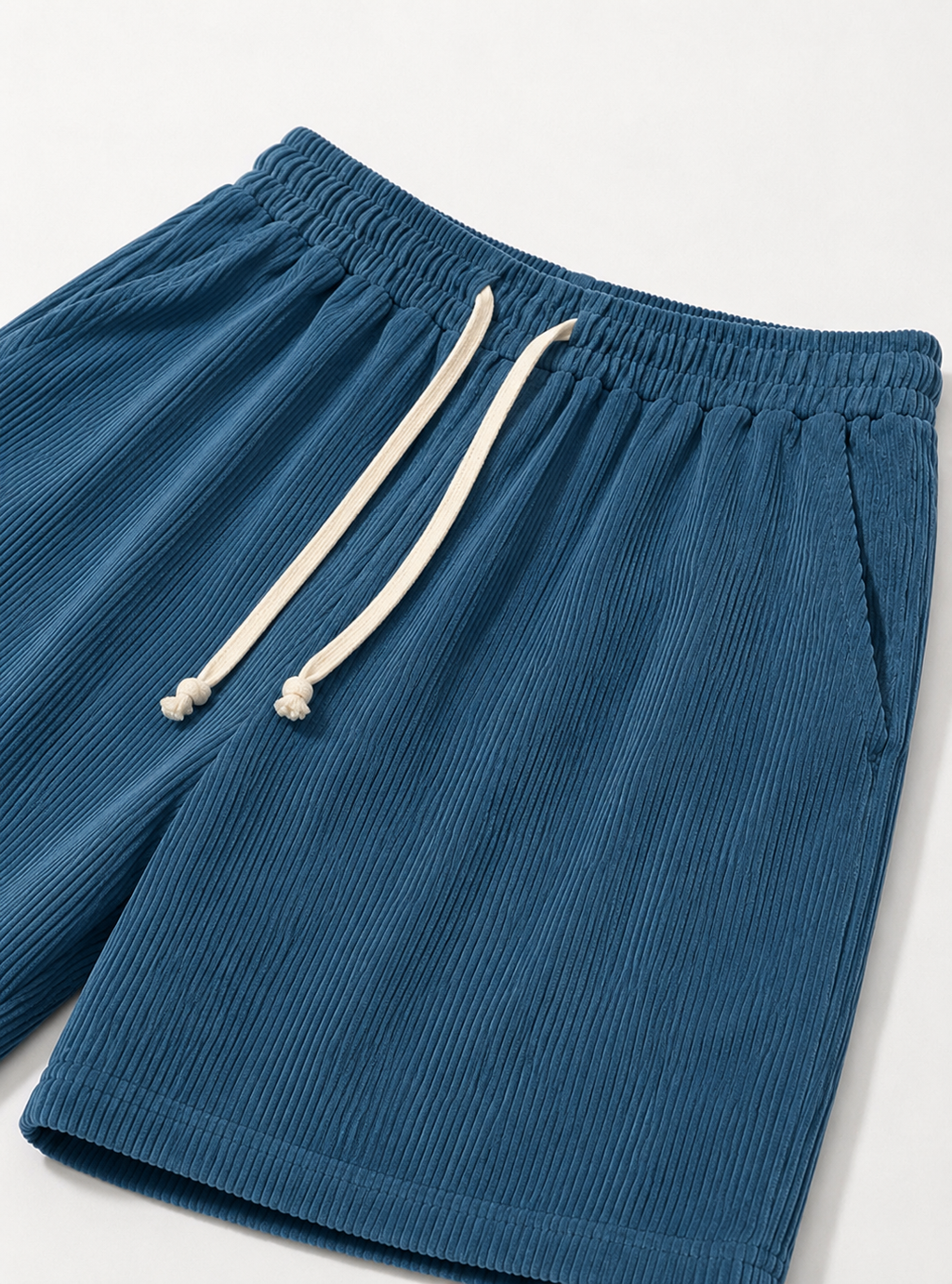 Corduroy Shorts - Blue