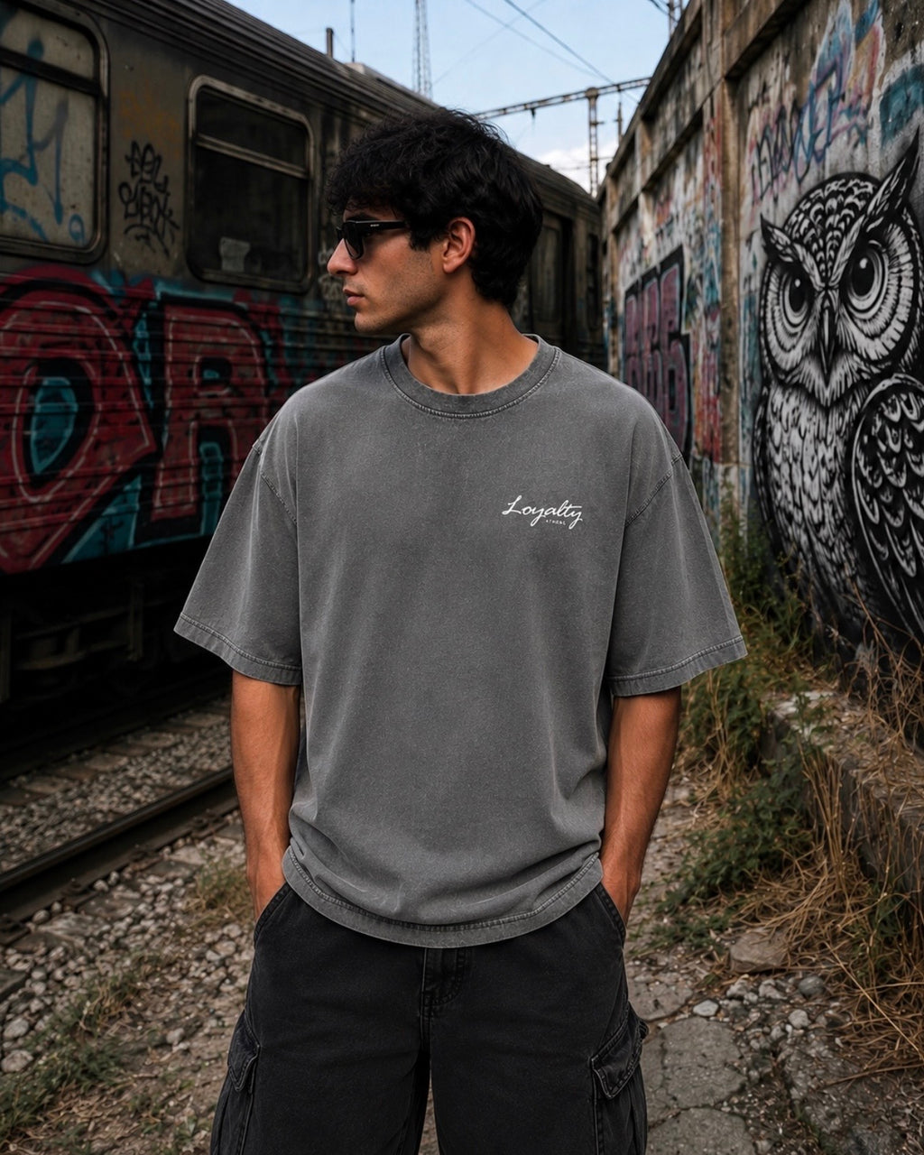Grey Stone Washed T-Shirt | Need Money For Therapy
