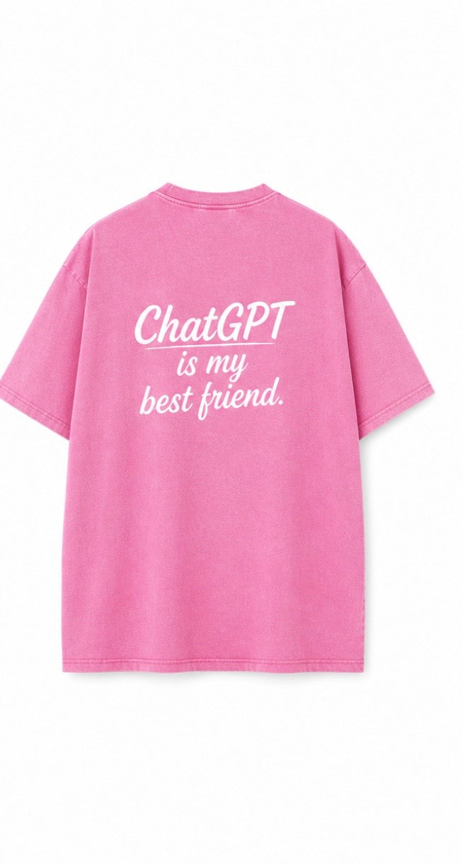 Pink Stone Washed T-Shirt | ChatGPT
