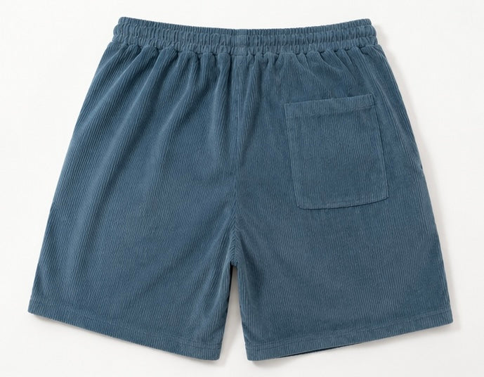 Corduroy Shorts - Blue