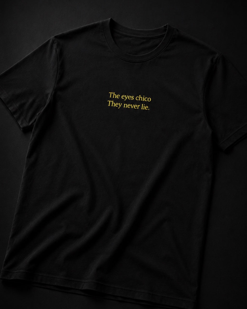 The eyes Chico | Black T-Shirt