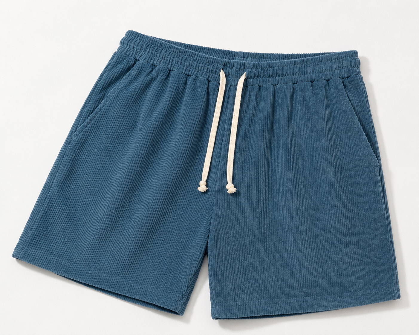 Corduroy Shorts - Blue