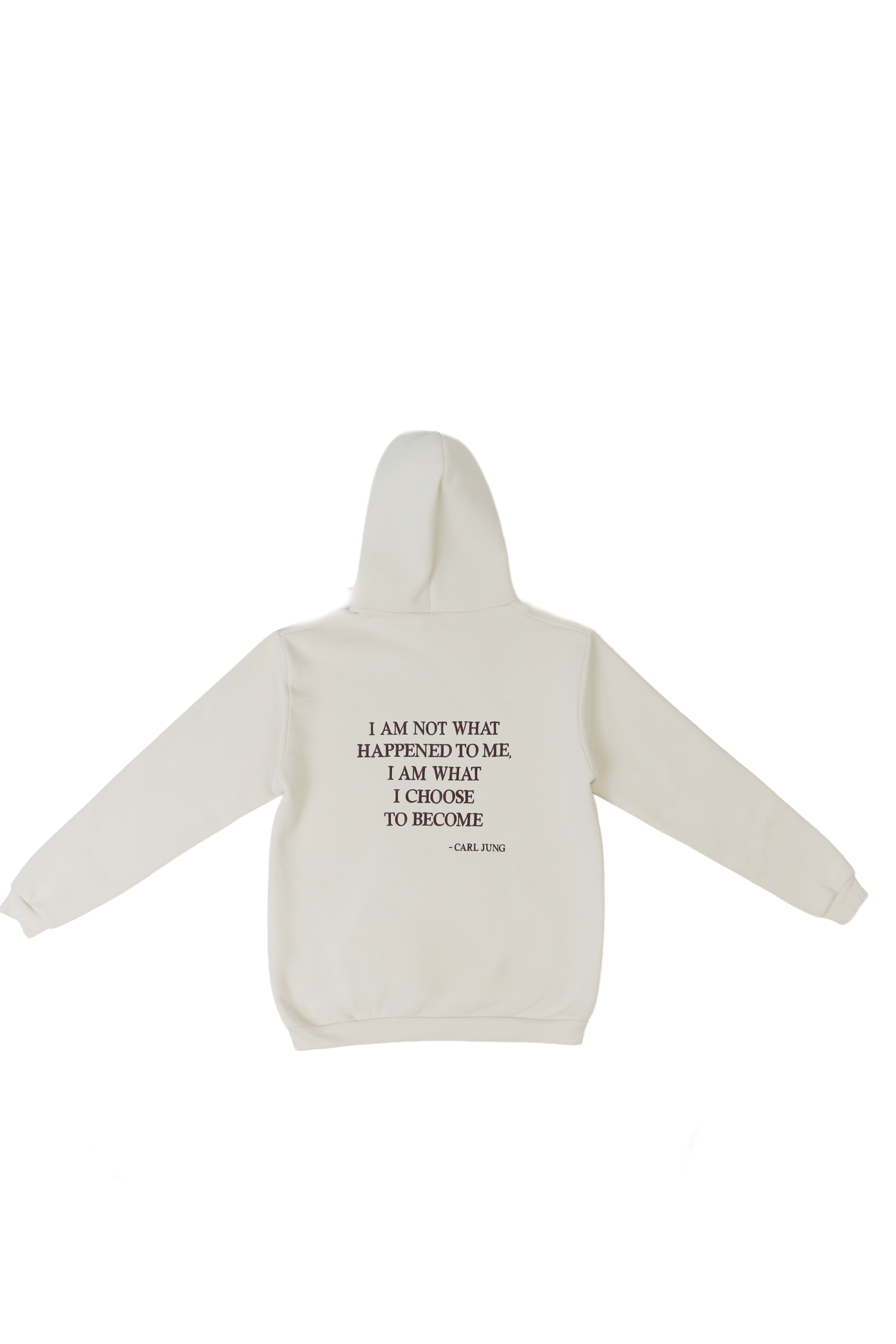 Cream Hoodie - Carl Jung Quote