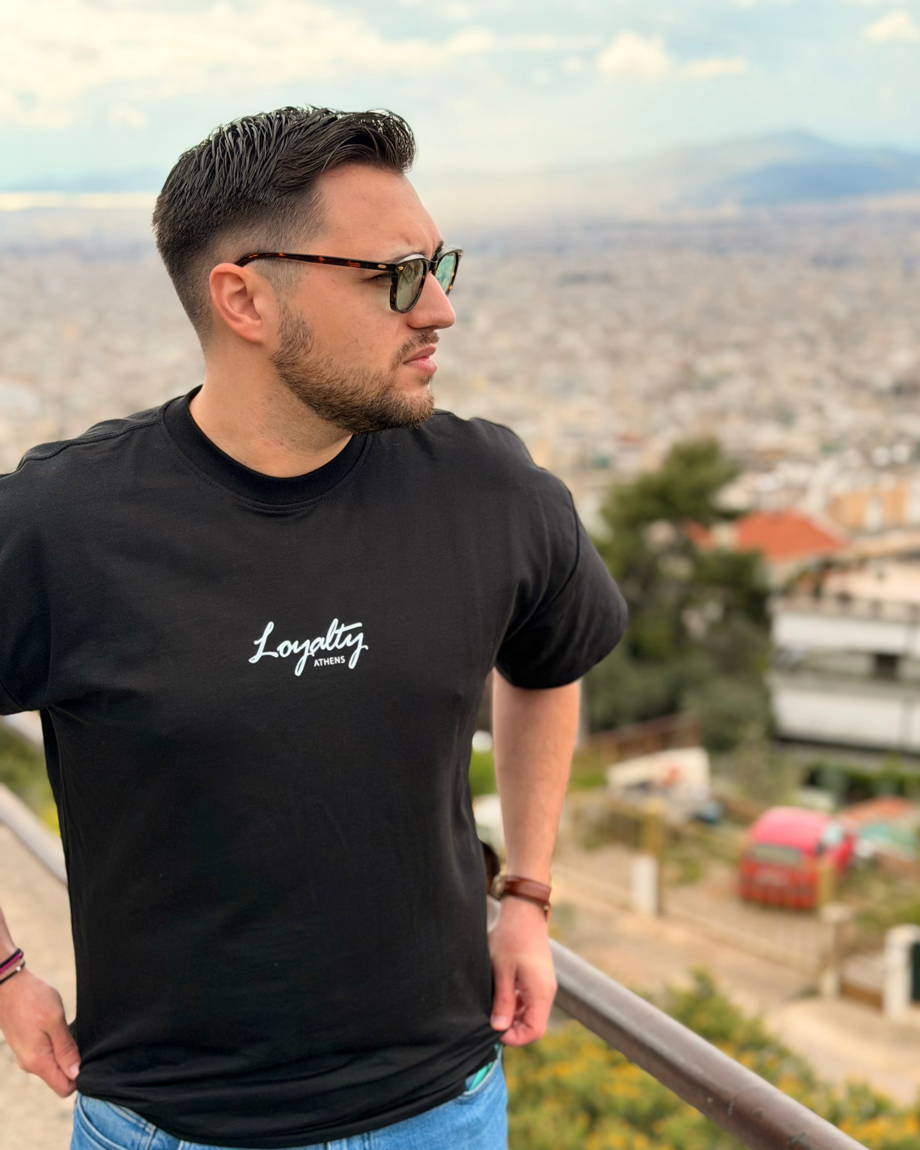 Heavy Luxury Tee - Black | Dostoevsky Quote