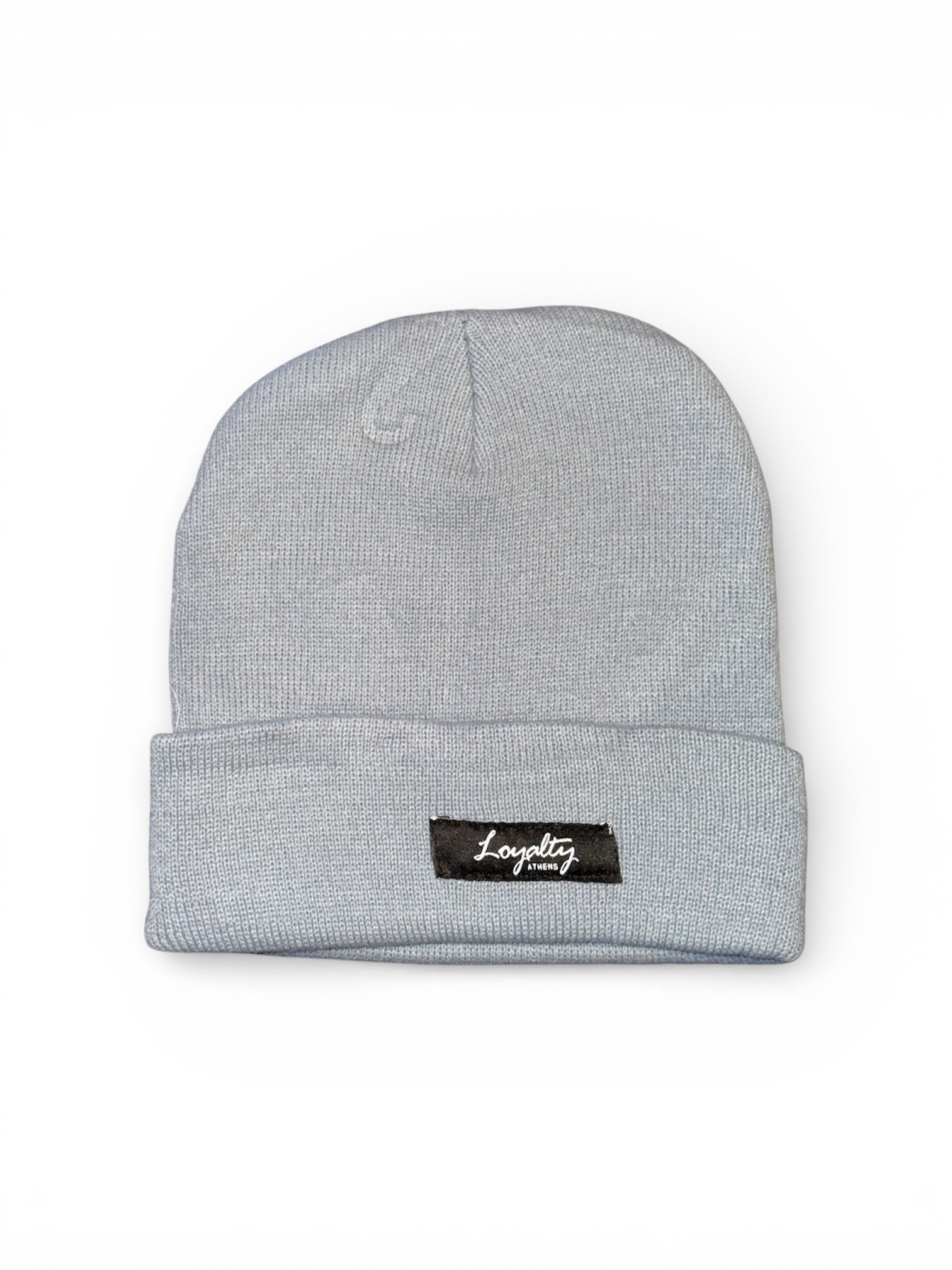 Light Blue Knit Beanie