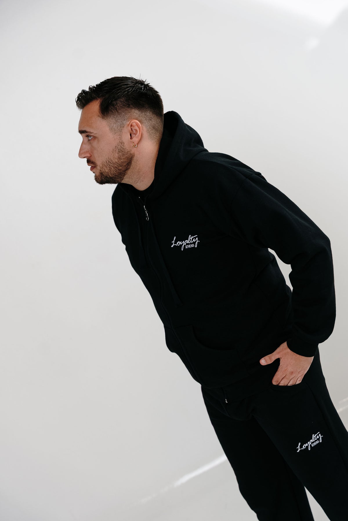 Loyalty Essential Zip Hoodie – Black | Loyalty Athens