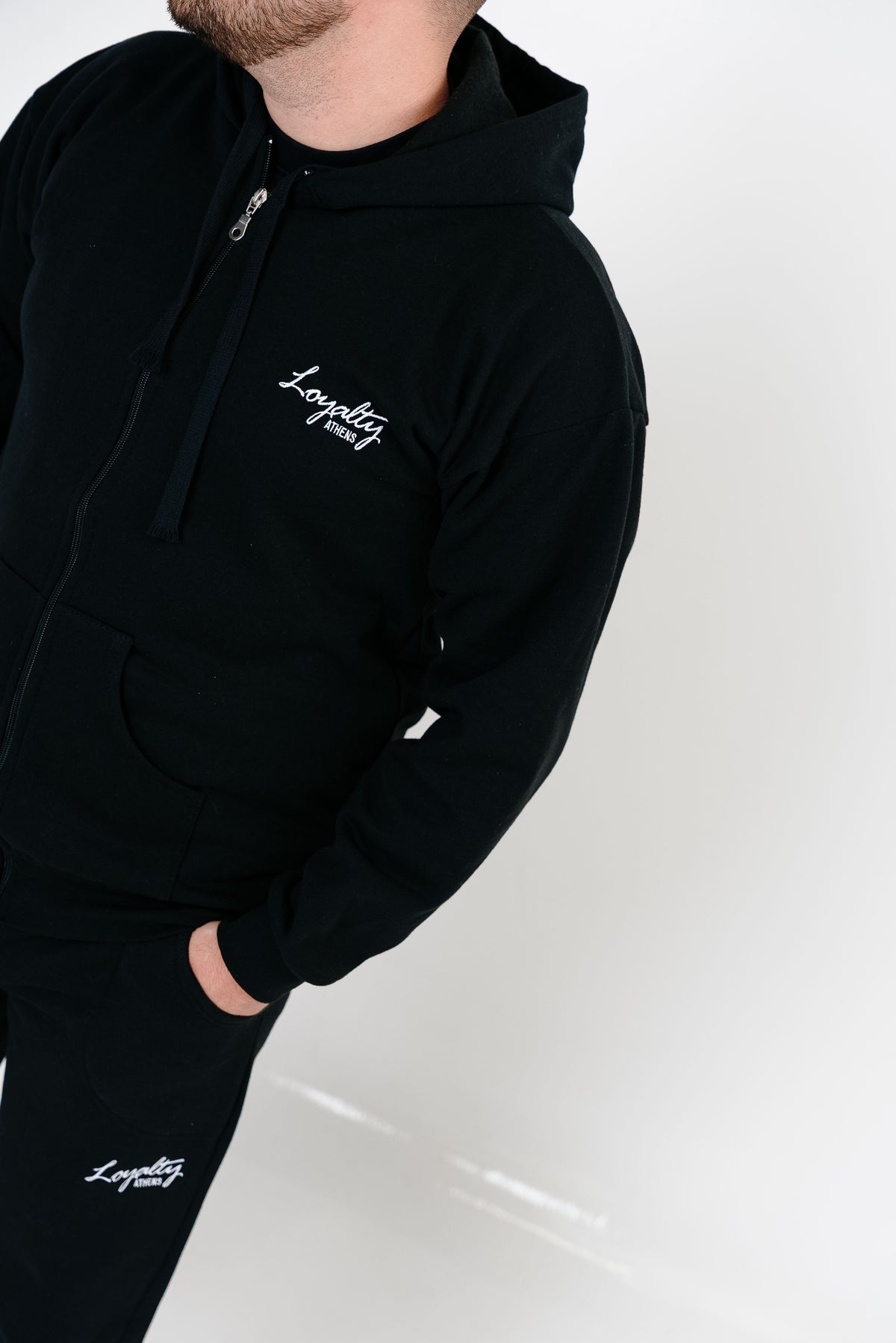 Loyalty Essential Zip Hoodie – Black | Loyalty Athens