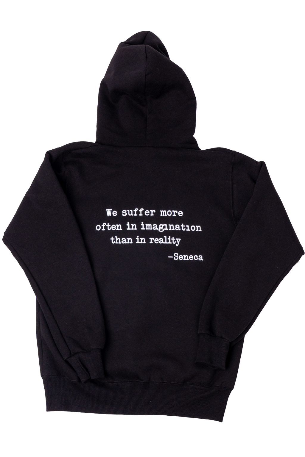 Black Hoodie – Seneca Quote